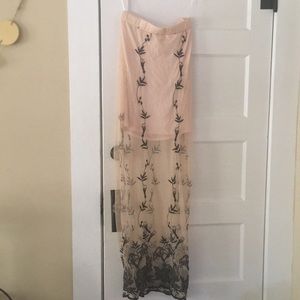 Floor length skirt